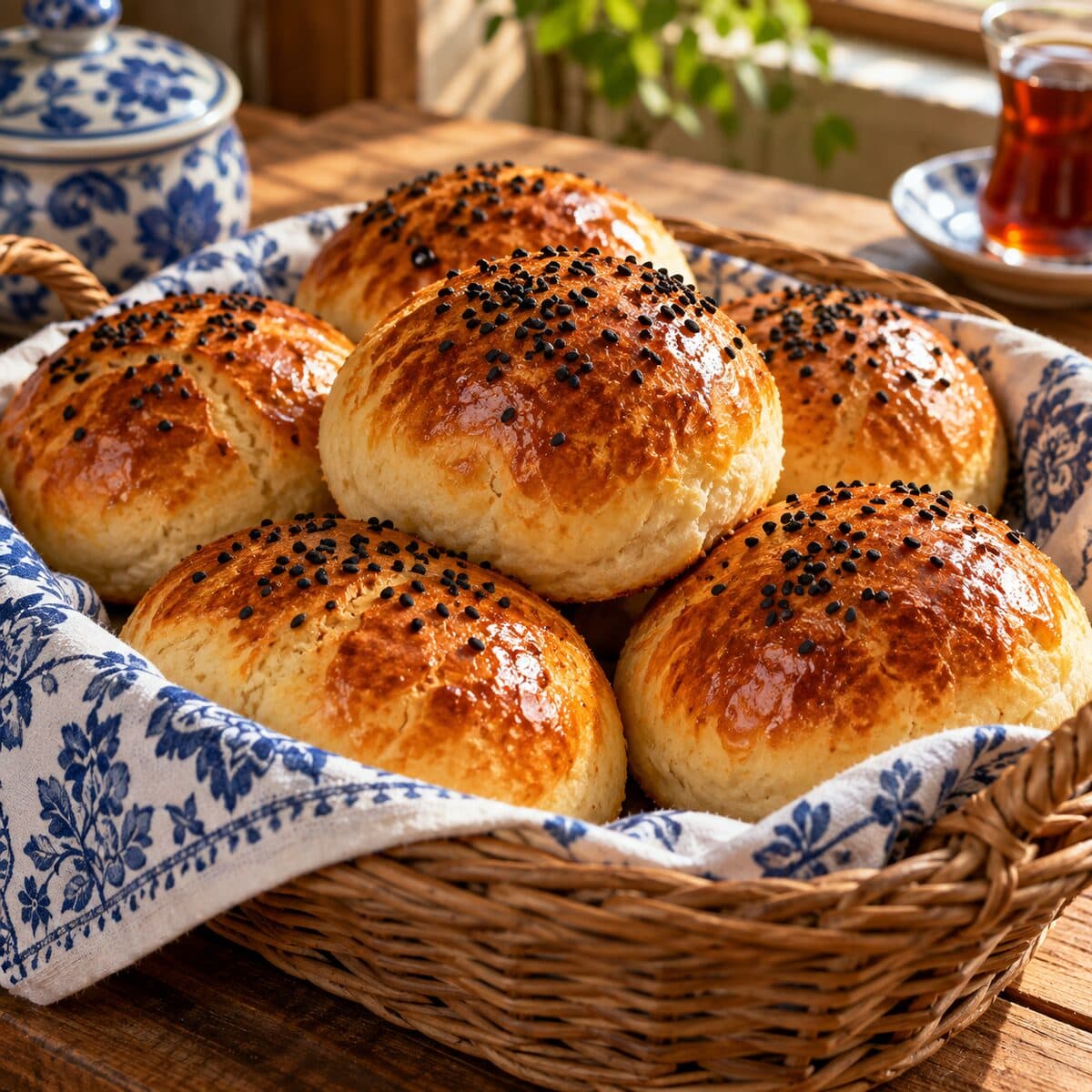 Sade Mayalı Poğaça