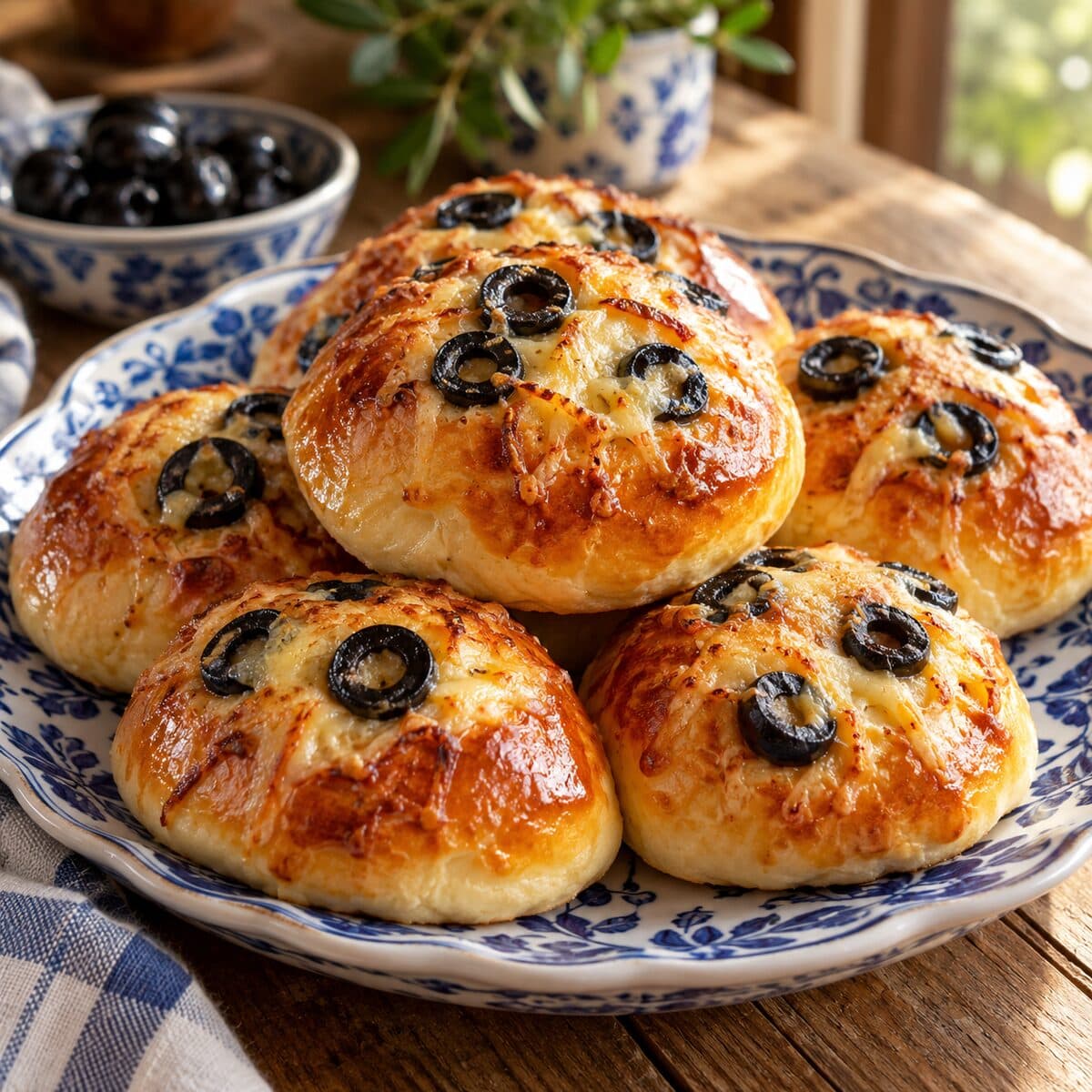 Kaşarlı / Zeytinli Mayalı Poğaça